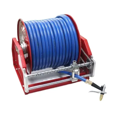 12VDC motor driven 100m 1/2" high pressure hose reel with sewer jetting