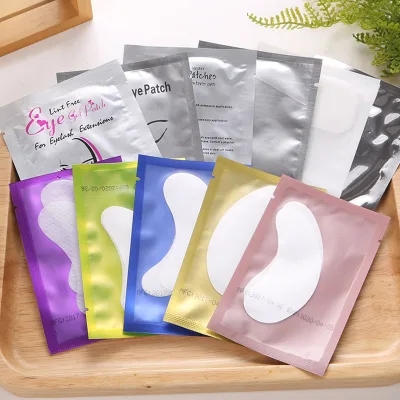 Disposable Lint Free Eye Mask 50pcs/bag Private Label Custom Hydrogel Eye Pads Under Eye Patches for Eyelash Extensions
