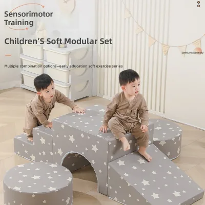Early Education Center Plastic Soft Play Climbing Structure for Toddlers Sensory Integration Training Indoor Baby Slide Ages