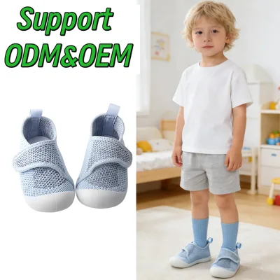 Lightweight Mesh Casual Shoes Breathable Nonslip Adjustable Closure for Indoor Outdoor Daily Use