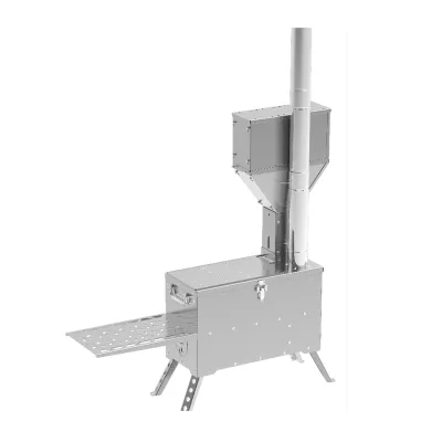 Pellet Stove with Oven, Outdoor Tent Heater Stove, Pellet Stove for Home Heating