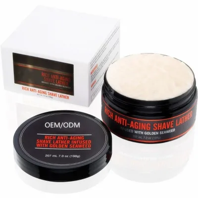 Lance Private Label Shaving Creams OEM/ODM Eliminates Razor Burn Bumps Rashes Ingrown Men Shaving Cream