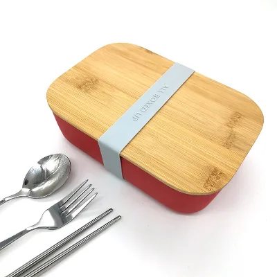 Japanese Eco Friendly Bento Boxes Wood Lunch Box Handmade Natural Wooden Sushi Tableware Bowl Food Container Microwavable