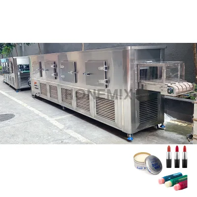 Hone Lipstick Chiller Machine Petroleum Jelly Lip Balm Freezer Deodorant Stick Wax Cooling Tunnel for Cosmetics