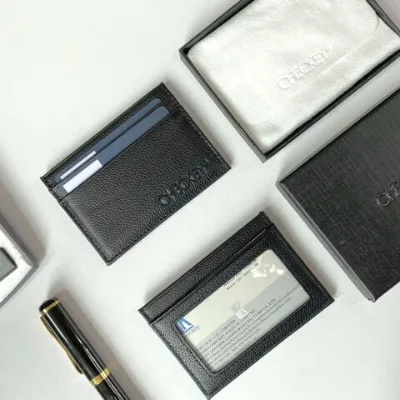 Good quality and low price Leather Card wallets Leather card case Leather card holder