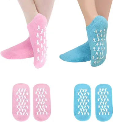 Foot Hand Spa Gel Socks for Repair Cracked Skin High Quality Custom Logo Soften Repairing Whiten Skin Silicone Moisturizing