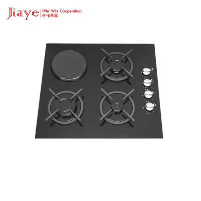 Efficient Household Gas+Electric Hobs with Excellent Built-In Tempered Glass Ceramic Cooktops for Convenient Cooking
