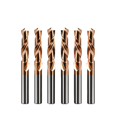 Tungsten Carbide 4mm Drill Bits CNC Machine Tools Solid Carbide Twist Bit Black Oxide Finish 100mm Length 3 Years