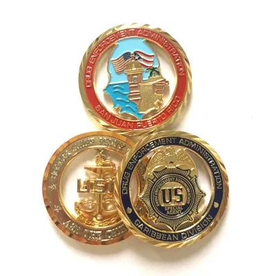 Factory Direct Gold Plated Custom Commemorative Metal Craft Coin