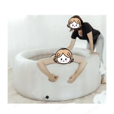 Factory Price ECO PVC Inflatable Home Birth Tub Water Birthing Pool with Liner Seat and Cup Holder for Home Birth Use