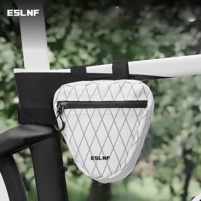 ESLNF Bicycle Triangle Bag Bike Frame Front Tube Bag Waterproof Bicycle Bag Large Capacity Pannier Packing Bicycle Accessories