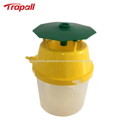 Outdoor Reusable Bait Lure Insect Killing Bottle Nonagon Top Lid Moth Bucket Trap