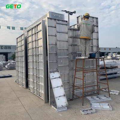 Aluminum Formwork Modern Lightweight Standard Panel Philippines Concrete Column System Pins Wedges Villa Building Construction
