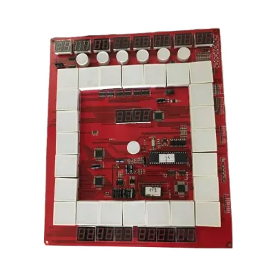 Popular English Language Arcade Coin Pusher with Digital Printed Logo 1-Year Warranty Metal PCB Board