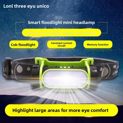 Cross-border headlight cob flood led rechargeable strong light super bright work auto repair light headlight