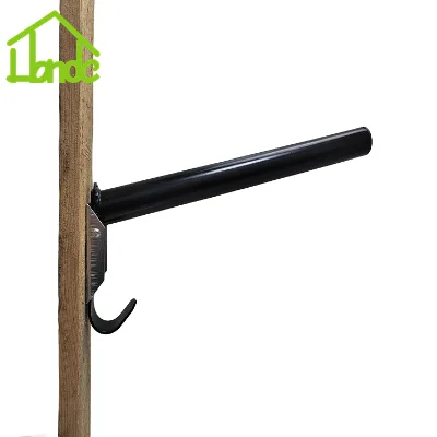 High Quality Black  Fold Round Horse Saddle Rack with Screws  for  Equestrian Equipment Placement