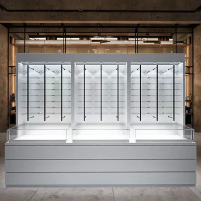 Diamond Shop Sales Display Showcase Cabinet Shop Design Fixture for Optical Retail Shop High-grade Display Odm