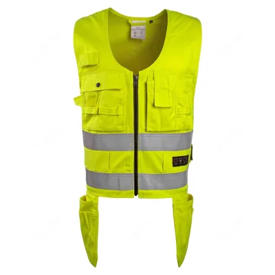 Flame Retardant Hi-Vis Tool Vest Anti-static Uniform Welding Unisex Working Clothes Fire Resistant Safety Clothing
