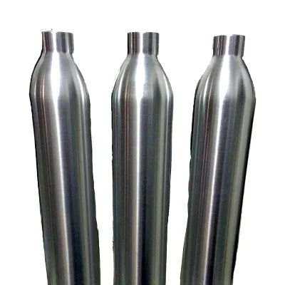 Trendy Refillable 0.6L 150bar CO2 Empty Gas Cylinder Bottle With Valve and Package