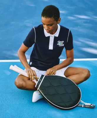 Custom Nylon Tennis Quilted Racquet Sling Outdoor Sports Crossbody Bag with 30-40L Capacity