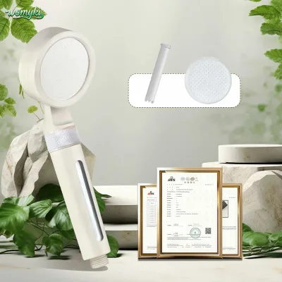Korea High Pressure Shower Head Filter with Filter Cotton, Skin-beautifying Dechlorinating Shower Head, Support OEM and Sample