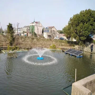 Upgraded Solar Powered Air Pump Fountain Aerator 10000L/H for Deep Pond/Large Lake Oxygenation with Overheat Protection