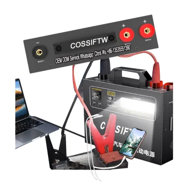 4000A 12V-24V Li-Polymer Booster Jump Starter Pack 35000mAh with 220-240V Invertor
