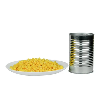 China Manufacture Normal Lid Easy Open Canned Sweet Yellow Kernel Corn 3KG 2800 Gram 340G in Tin Cans