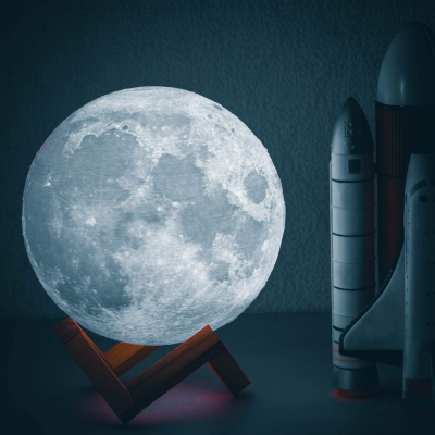 Moon Lamp Night Light 16 Colors LED 5.9 Inch Touch Remote Control USB Rechargeable 3 D Moon Light for Kids Birthday Gift