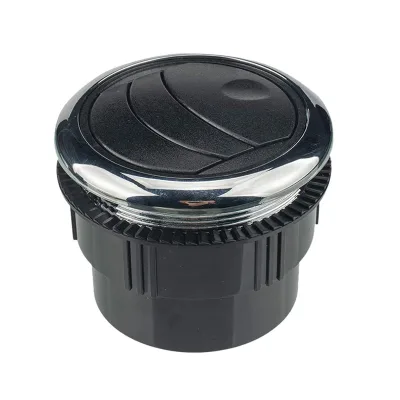 Auto Parts Factory Universal 75mm A/C Air Vent for Coach Bus Yacht Multi-Directional Round RV Air Conditioner Outlet Replacement