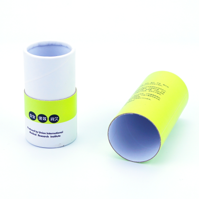 OEM Paper Tube Packaging for Antiperspirant, Recyclable Round Cylinder Packing Box