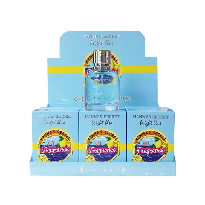 Factory Wholesale Price 50ml 12pcs in a Display Box Light Blue Design Unique Scent Men's Perfumes Para Hombre Originalesl Set