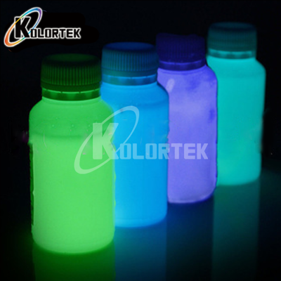 Blue Color in the Dark and White in the Night Glowing Uv Fluorescent Pigment Powder