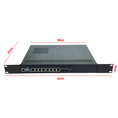 Intel Multi-network Pc Support 6Gen/7Gen 8 * RJ45 LAN 1*SATA M.2 6*USB 1*Mini PCIE 3G/4G SIM Card for Computer
