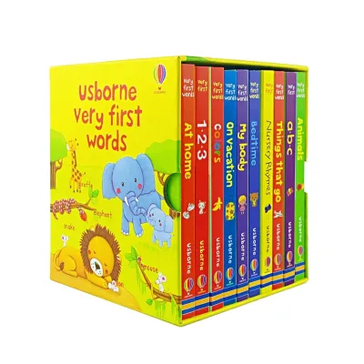 Custom Printing Animals Perfect Binding Hard Cover Preschool Colors Board Books CMYK 40 Sheets Art Design Factory Price Sample