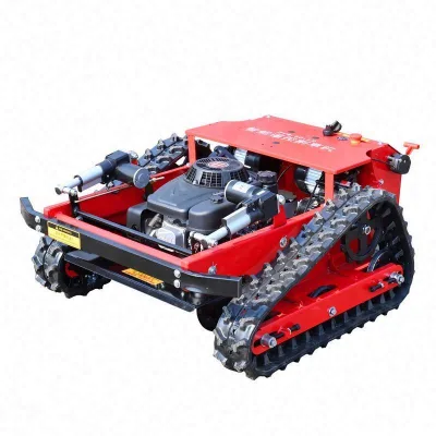 Heavy Duty Industrial Lawn Mower Remote Control 224CC Mulching Gasoline Lawn Mower Equipment