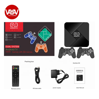 New Good Product 64Bit 4K HD Video Game Console with 2 Joystick G5 Video Game Console