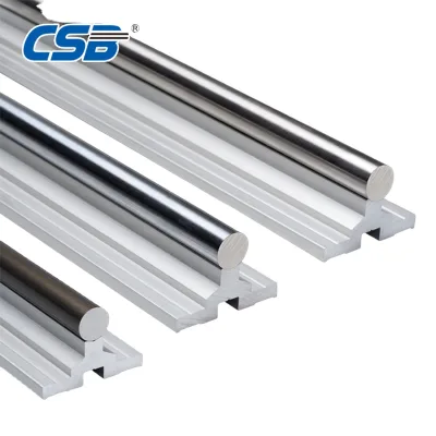 Aluminum, Hard Anodized C45, Hard-chromed Stainless Steel (304), Hardened Standard Supported Shafts