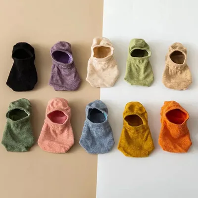 Newly arrived Newly style Invisible Socks Women Low Cut Socks Non Slip Cotton Hidden Invisible Customize Socks