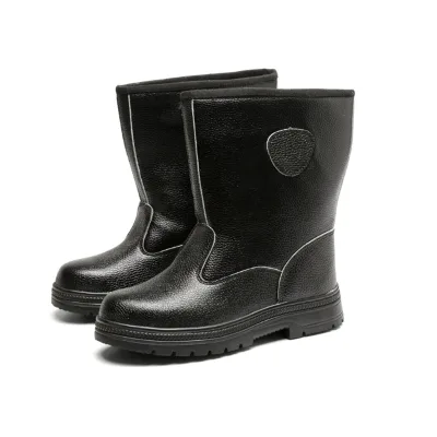 Labor protection Cowhide Boots Insulated Shoes Work Protective Anti-smashing, Anti-puncture Electrician