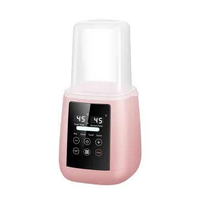 pink Wireless Milk Warmer Anti-dry Protection Baby Bottle Warmer and Sterilizers