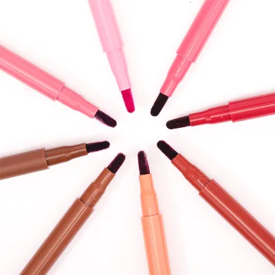 TY09  Custom Logo Waterproof Long Lasting Lip Liner Pencil High Pigment Quick Dry Soft Head Liquid Lip Pencil