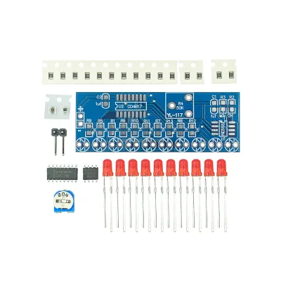 Water Lamp Kit NE555+CD4017 Water Lamp Electronic DIY Parts Electronic Production Electronic Kit