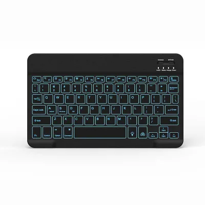 78 Keys Portable Slim Rechargeable bluetooth Tastatur Rgb Qwerty Claviers bluetooth Keyboard for Tablets