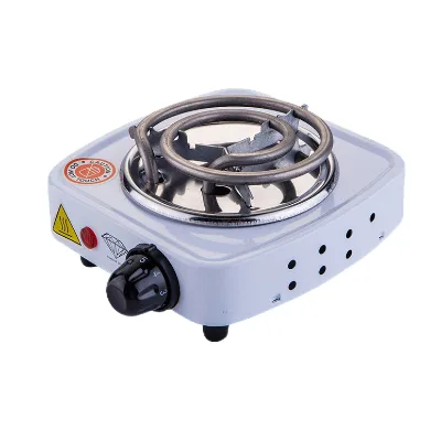 Electric 500W Charcoal Heater Stove Mini Stove Hot Plate Home Heater with Indicator Light and Non-Slip Rubber Feet Mini Stove