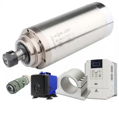 Cheap Price 220V 380V 3.2kw 400Hz 24000rpm Water Cooled Spindle Moulder Used for Wood Engraving Machine