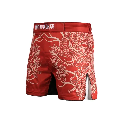 Custom Comfortable Printed MMA Shorts Bjj Kickboxing Muay Thai Training Shorts