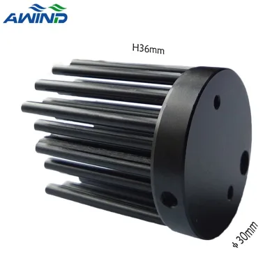 60x60 Heatsink High Performance Aluminum Pin Fin Heat Sink with Diameter 40mm 60mm 70mm 80mm 90mm Kreisfrmigen Khlkrper Round