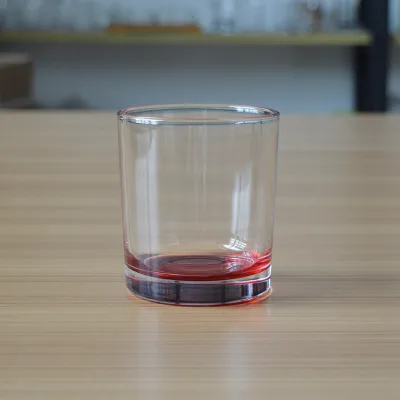 Classic Bottom Colored 300ml Whisky Glass Cup for Freebie/Givesaway/Gift