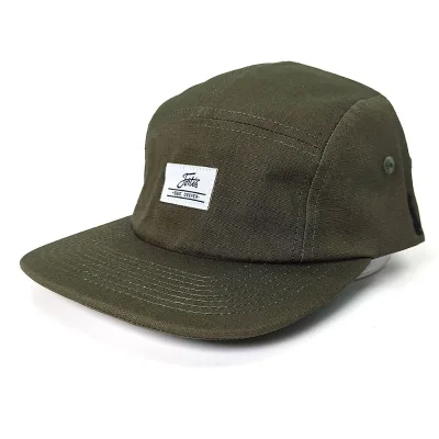 Design Your Own Waterproof Nylon Five Panel Camp Cap and Hat Lightweight 5 Panel Hat Custom logo